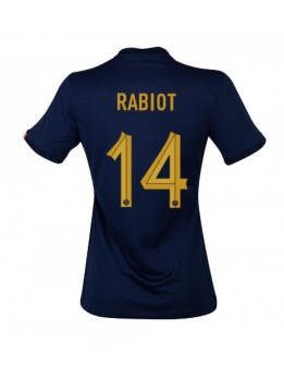 Ženski Nogometna dresi replika Francija Adrien Rabiot #14 Domači SP 2022 Kratek rokav